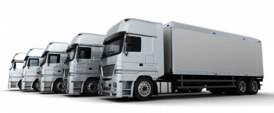 3d render fleet delivery vehicles 1